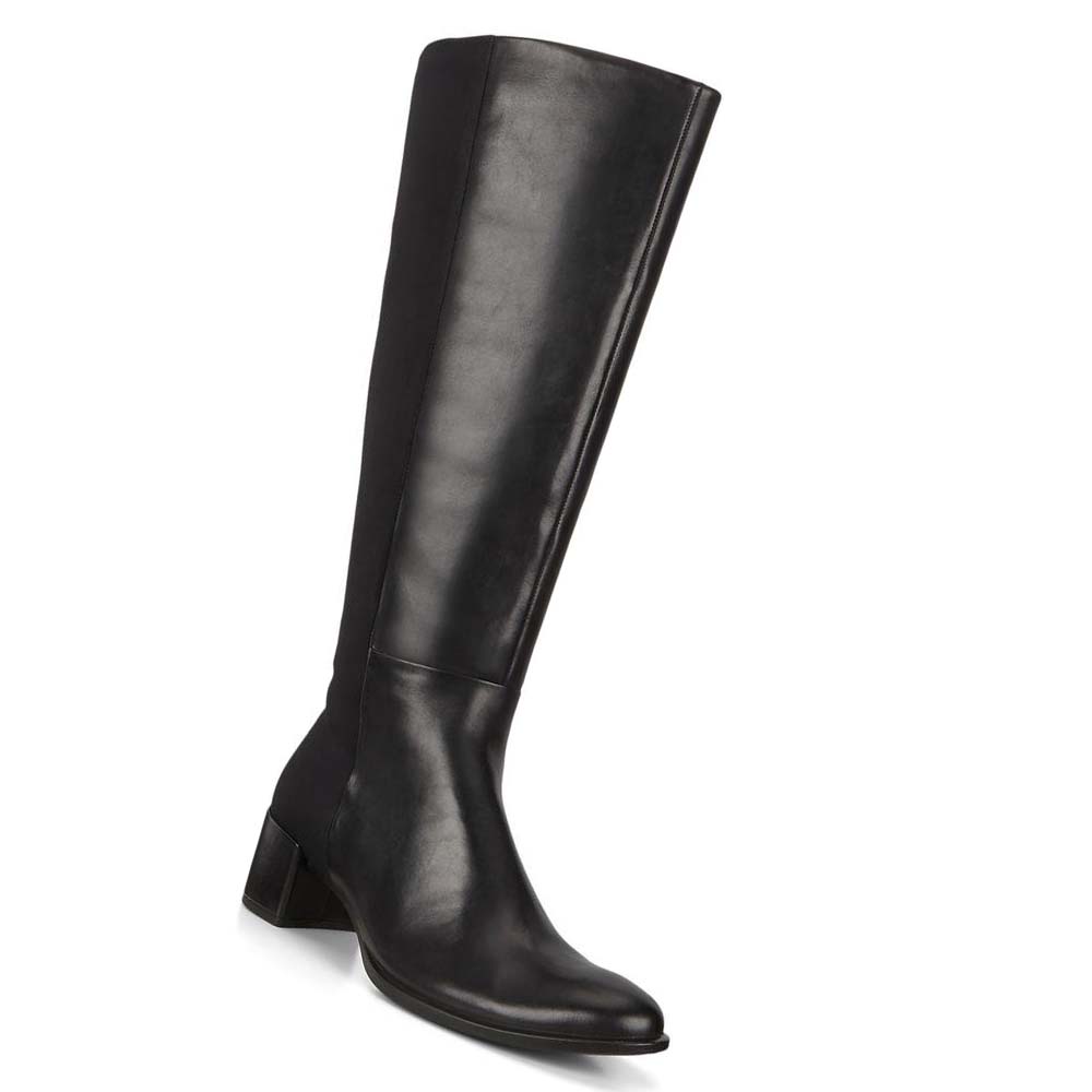 Women's Ecco Shape 35 High-cut Block Boots Black | Canada 26DFM